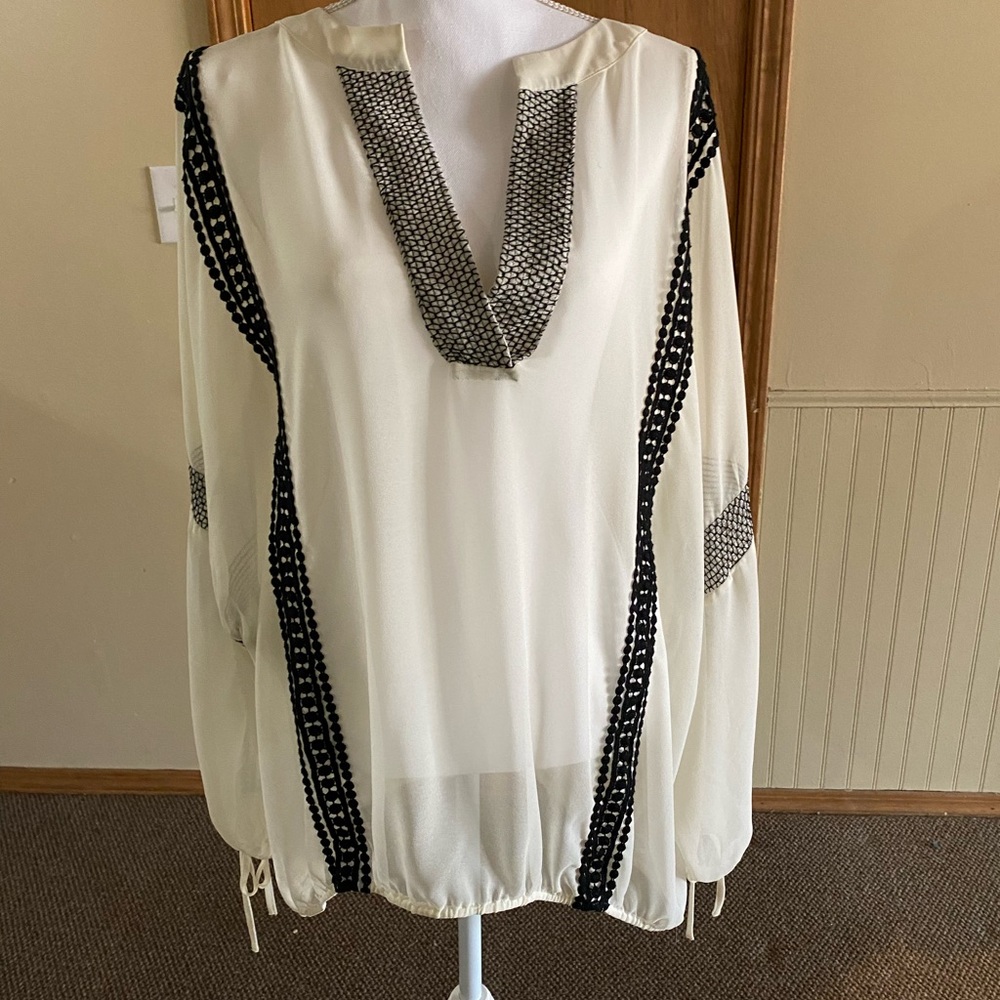 Sheer blouse